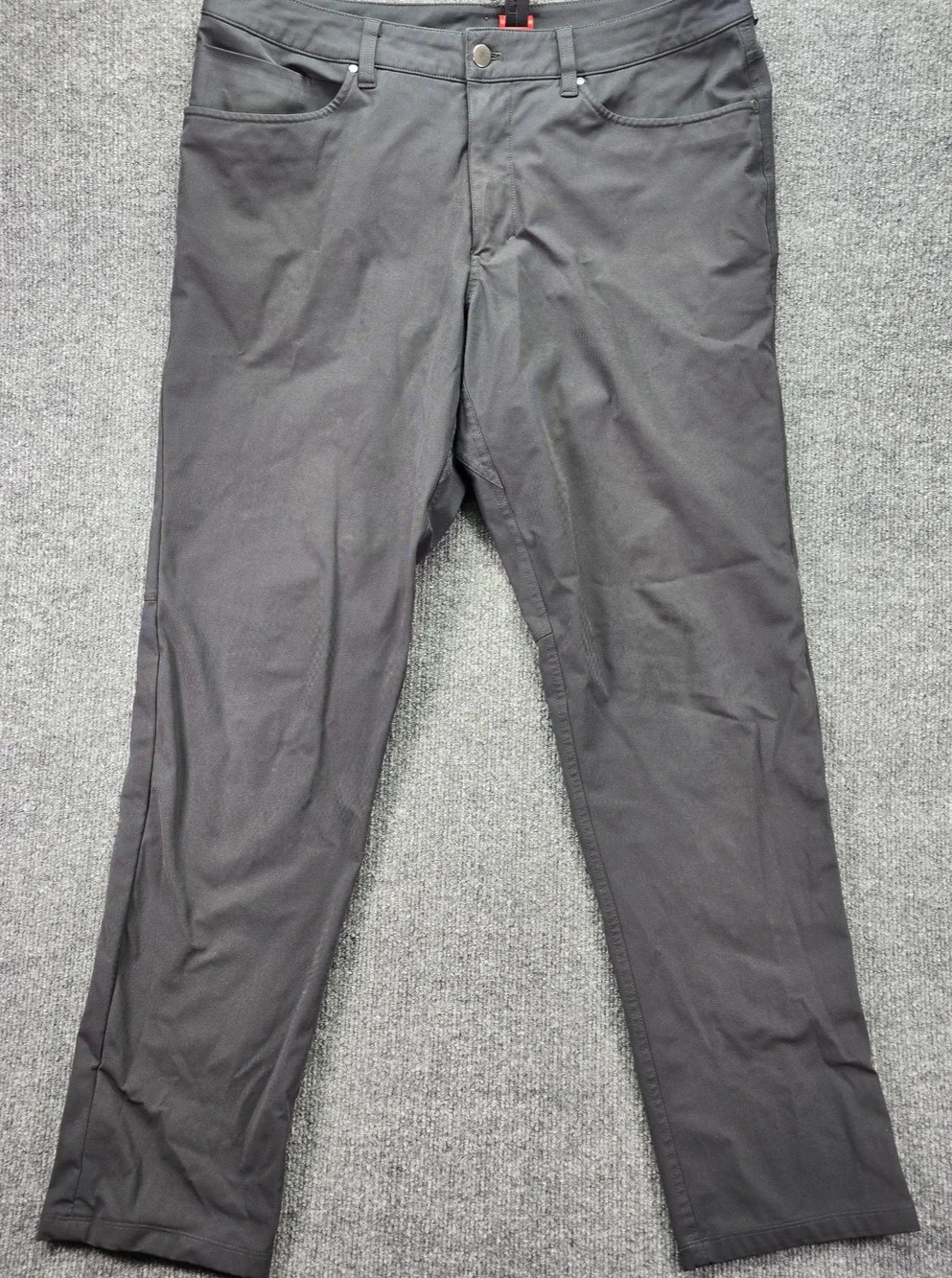 Lululemon ABC Classic Fit Pants Mens 34x31 Gray Warpstreme Performance Stretch